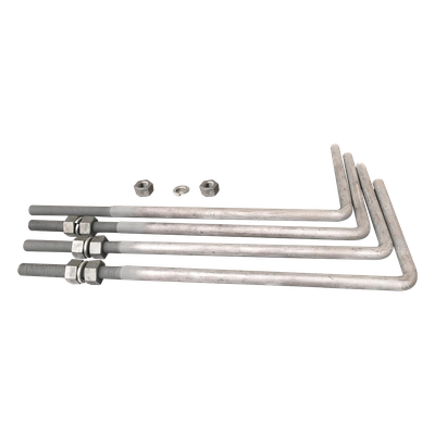 Poste Tubular de Acero Galvanizado / 6 m (19.7 ft) de Altura / Carga Máxima 20 kg / Base 30 x 30 cm / Cédula 30 - Imagen 3
