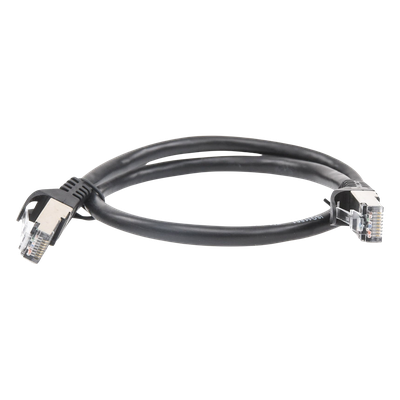 Cable de Parcheo / FTP Cat6 / 0.5 m (1.64 ft) / Blindaje Global / Cobre / Negro - Imagen 4
