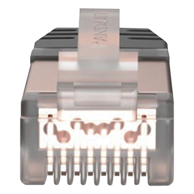Plug RJ45 Blindado / Cat6A / 8P8C / 23-24 AWG / 50 µm Oro / 100 Piezas - Imagen 4