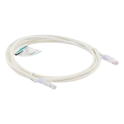 Cable de Parcheo UTP / Cat 6 / 2 m (6.56 ft) / 24 AWG / T568B / Blanco Mate - Imagen 4