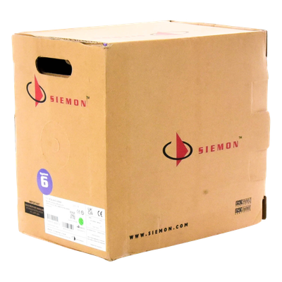 Bobina de Cable UTP Cat6 / 4 Pares / 23 AWG / LS0H / 305 m (1000 pies) / Violeta - Imagen 5