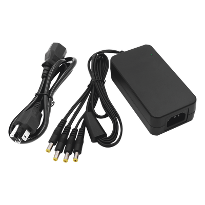 Fuente de Poder / 4 Salidas Jack Macho / 12 Vcc / 5 A / 60 W / 100-240 V~ / 4.6 x 2.4 x 1.3 pulg - Imagen 2