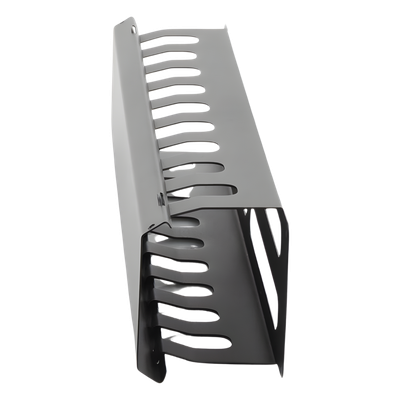 Organizador de Cables Horizontal / 2U para Rack 19" / Capacidad 125 Cables Cat5 / Cubierta Metálica / Acero con Pintura Electrostática - Imagen 3