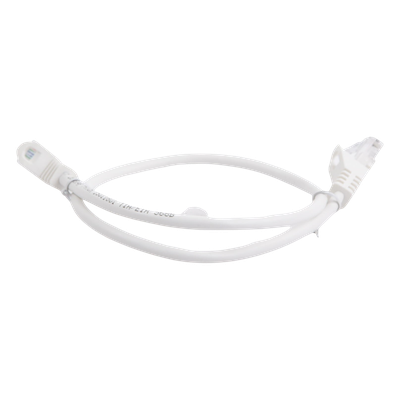 Cable de Parcheo UTP Cat5e / 0.5 Metros (1.64 Pies) / 100 Ohms / Blanco - Imagen 5