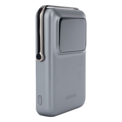 Power Bank Inalámbrico / 10000 mAh / Carga Inalámbrica 7.5W / USB-C 20W / Pantalla TFT con Emojis / Soporte Plegable / Succión Magnética 10N - Imagen 4