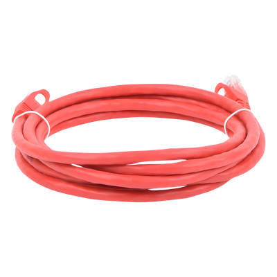 Cable de Parcheo UTP / Cat6 / 2 m (6.56 ft) / Rojo / 1 Gbps+ / IEEE 802.3 - Imagen 5
