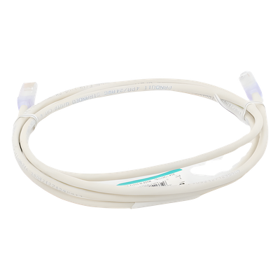 Cable de Parcheo UTP / Cat 6 / 2 m (6.56 ft) / 24 AWG / T568B / Blanco Mate - Imagen 5