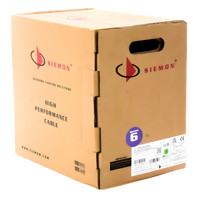 Bobina de Cable UTP Cat6 / 4 Pares / 23 AWG / LS0H / 305 m (1000 pies) / Violeta - Imagen 6