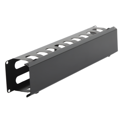 Organizador de Cables Horizontal / 2U para Rack 19" / Capacidad 125 Cables Cat5 / Cubierta Metálica / Acero con Pintura Electrostática - Imagen 4