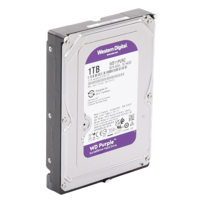 Disco Duro para Videovigilancia / 1 TB / SATA III 6 Gb/s / 5400 RPM / 64 MB Caché / 3.5 Pulgadas / 64 Cámaras / 8 Bahías / 0°C a 65°C (32°F a 149°F) - Imagen 4