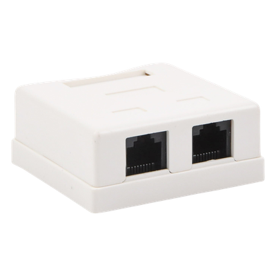 Caja de Pared / 2 Puertos / Cat5e / UTP / Superficial / T568A/T568B / 0 a 70°C - Imagen 6