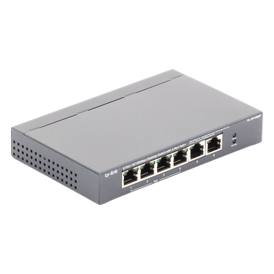 Switch PoE no administrable / 6 puertos 10/100 Mbps / 4 puertos PoE 802.3af/at / Presupuesto 67 W / Extensor hasta 250 m (820 ft) / Prioridad video - Imagen 7