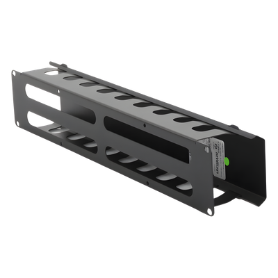 Organizador de Cables Horizontal / 2U para Rack 19" / Capacidad 125 Cables Cat5 / Cubierta Metálica / Acero con Pintura Electrostática - Imagen 5