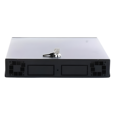 Gabinete de Seguridad para DVR/NVR / Acero Calibre 20 / Ancho 396 mm / Compatible con Rack 19' / Ventilación Lateral - Imagen 7